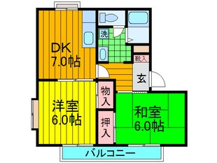 ミモザＭＵＲＡＴＡ　Ｃ棟の物件間取画像